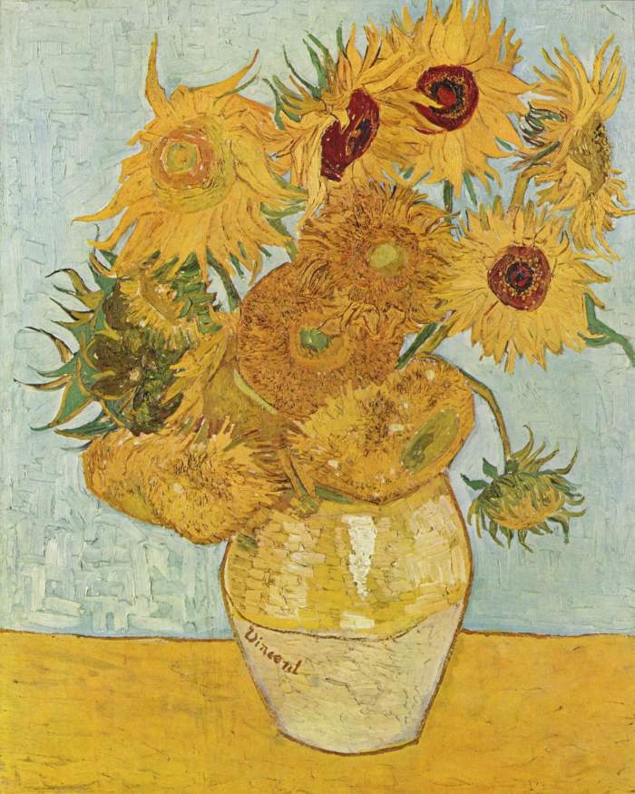 Lukisan bunga matahari